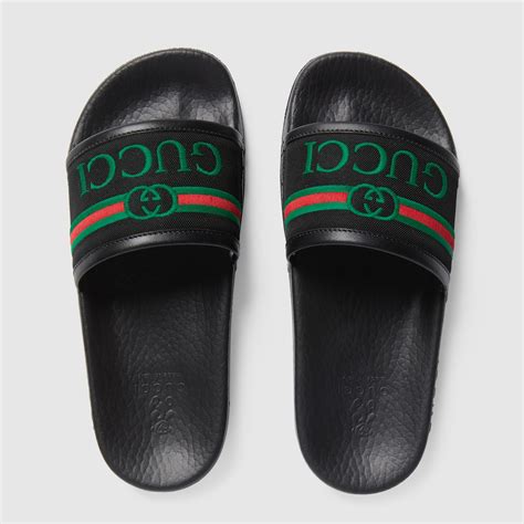 kids gucci slide|Gucci slides boys.